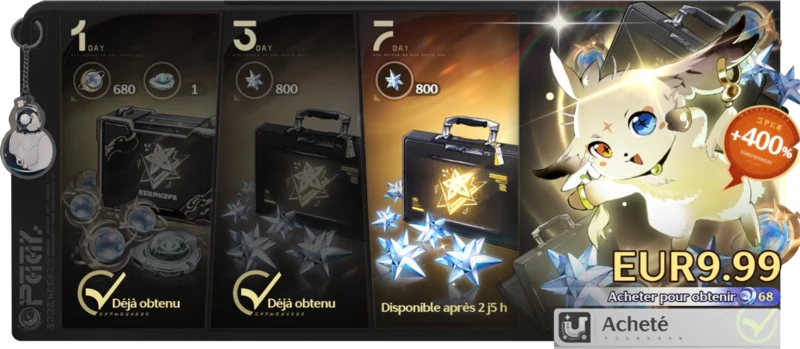 Comparatif des Packs