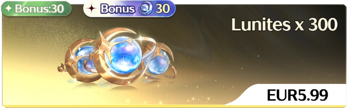 Pack Lunite 300 petit pack bonus anniversaire Wuthering Waves