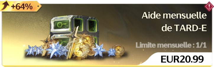 Aide Mensuelle TARD-E pack reset mensuel Wuthering Waves