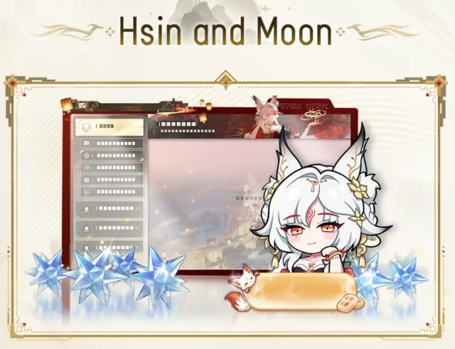Hsin et la Lune, pack Wuthering Waves 3.7 : 68 Moonlit Rings
